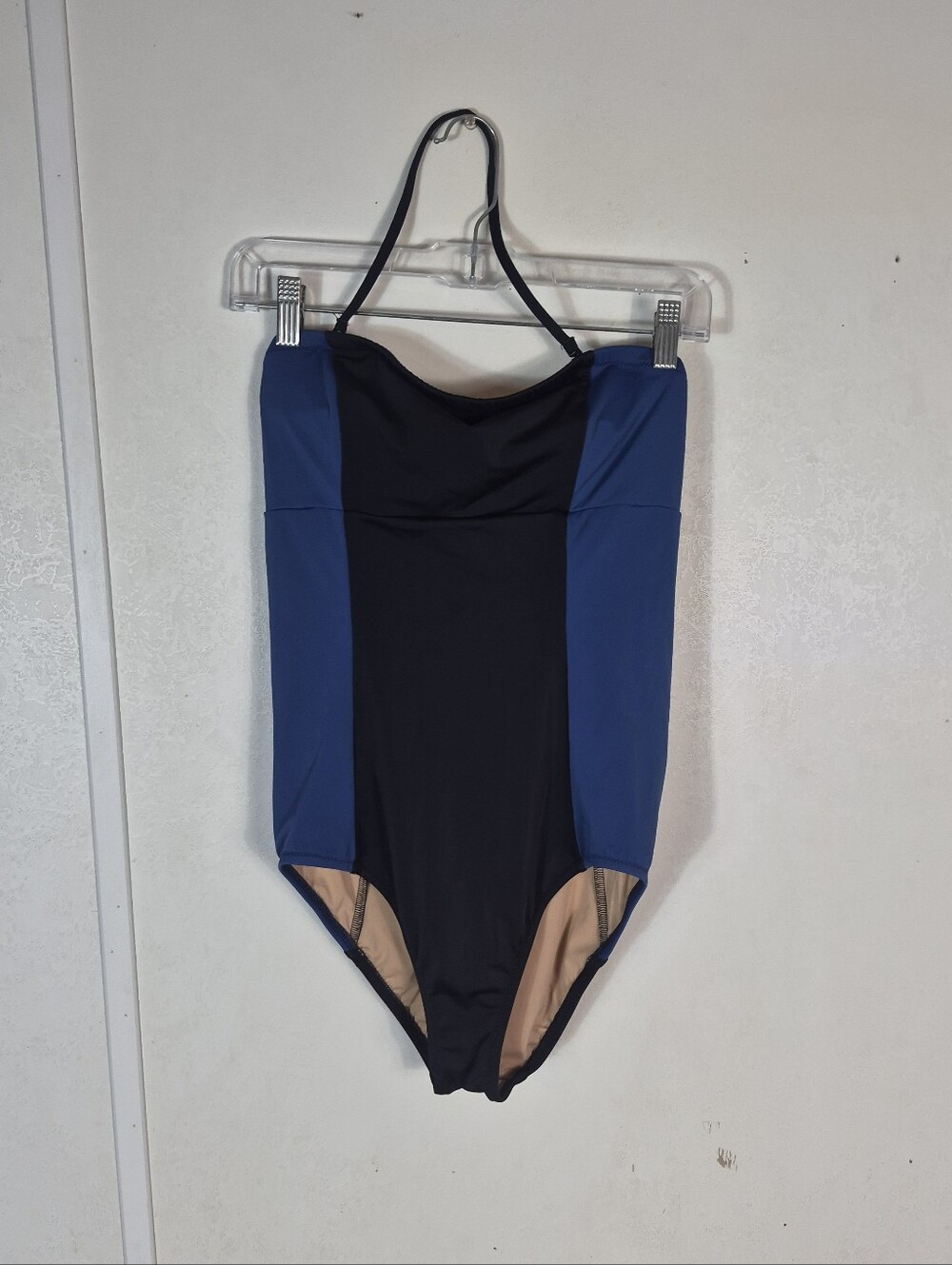 J.Crew Retro Athletic Strapless One Piece Swimsuit 8